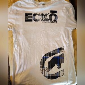 Ecko Unlimited White and Black Tee